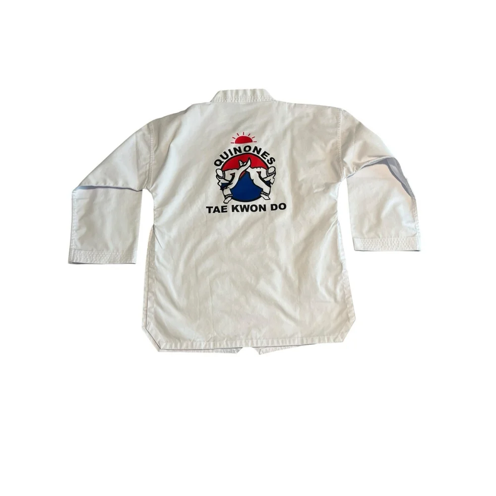 Taekwondo Gi Set Quinones Youth Large White Uniform